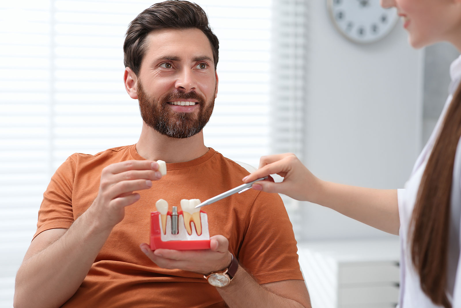 dental patient considering dental implants