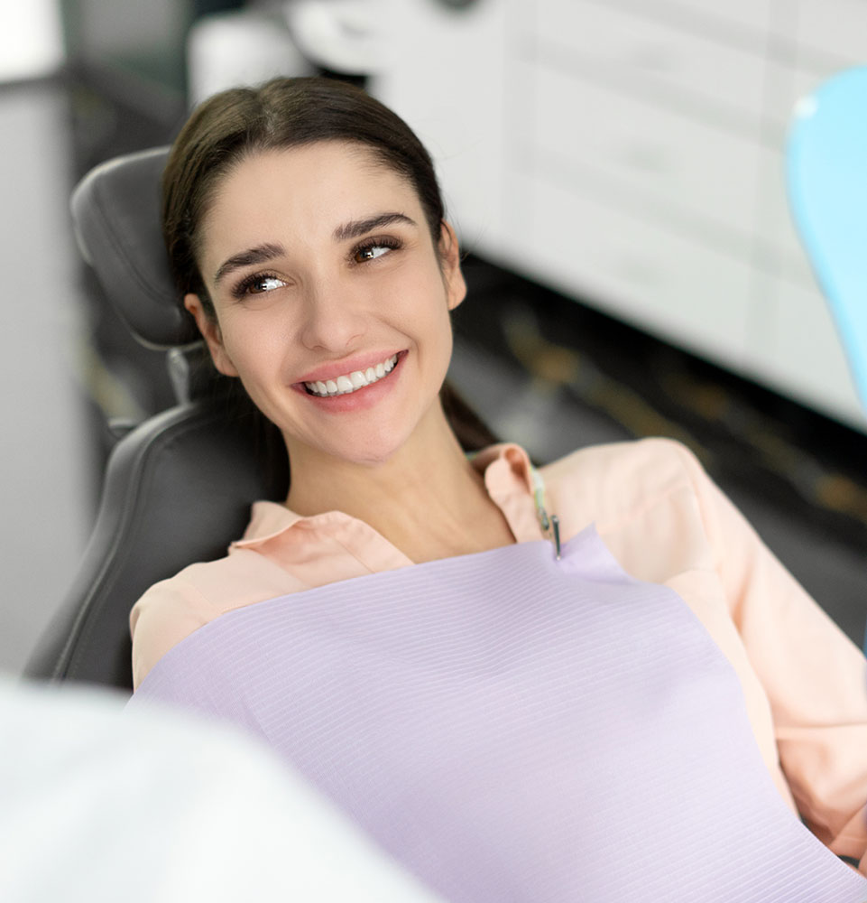 being welcomed to dental practice mobile