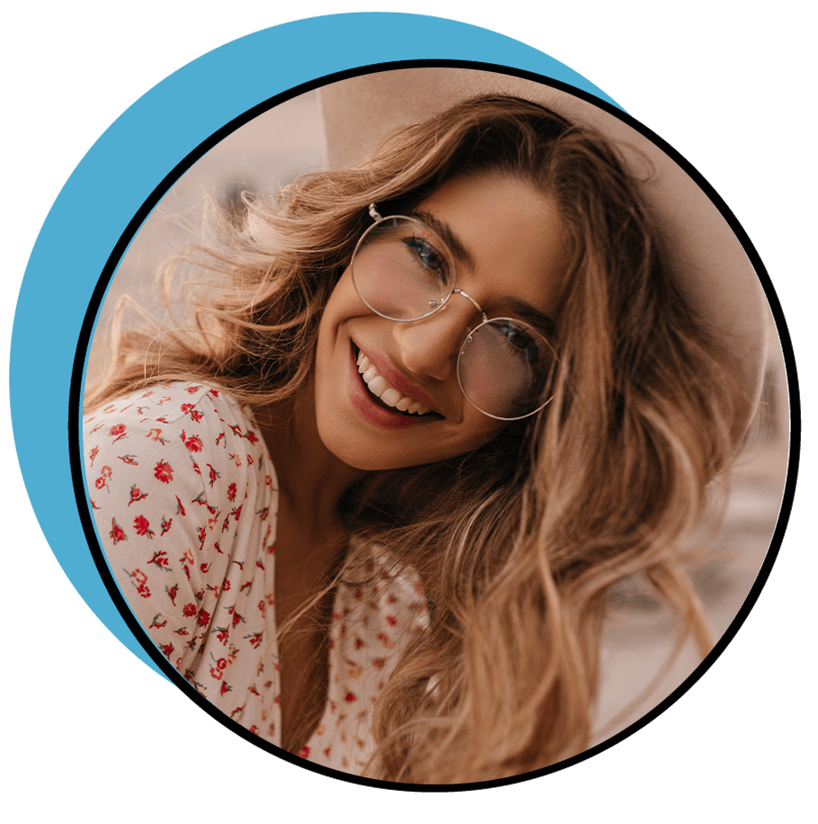 cosmetic dental patient with new smile